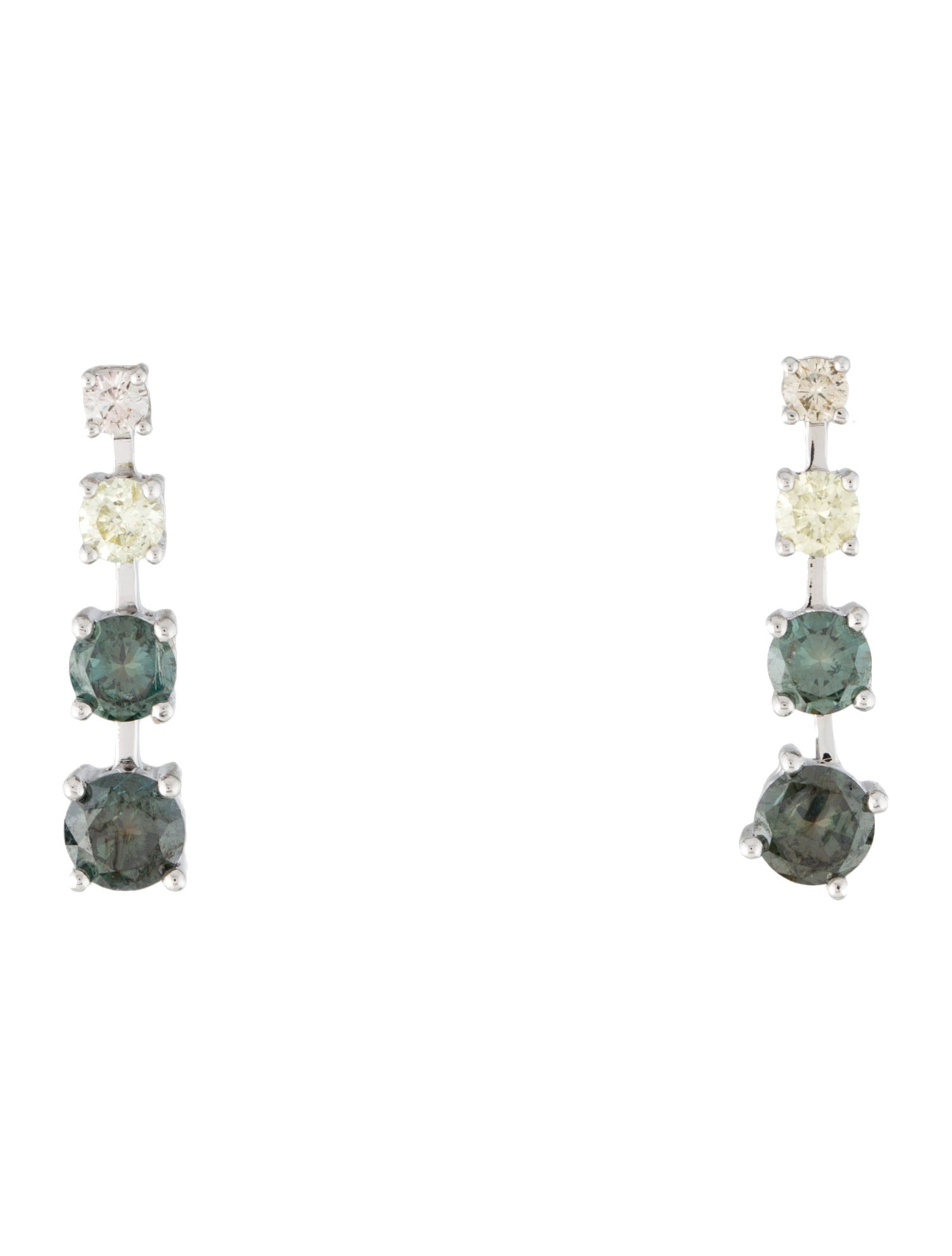 Earrings 14K 1.44ctw Diamond Drop Earrings