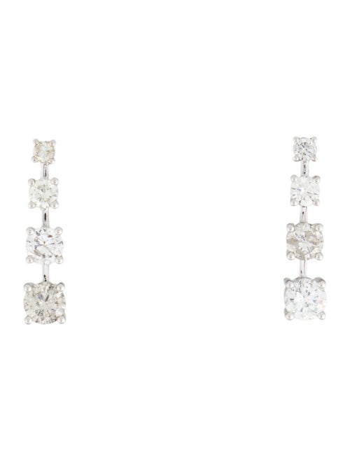 Earrings 14K 1.39ctw Diamond Drop Earrings