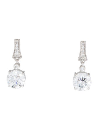 Earrings 14K 3.85ctw Lab-Grown Diamond Drop Earrings