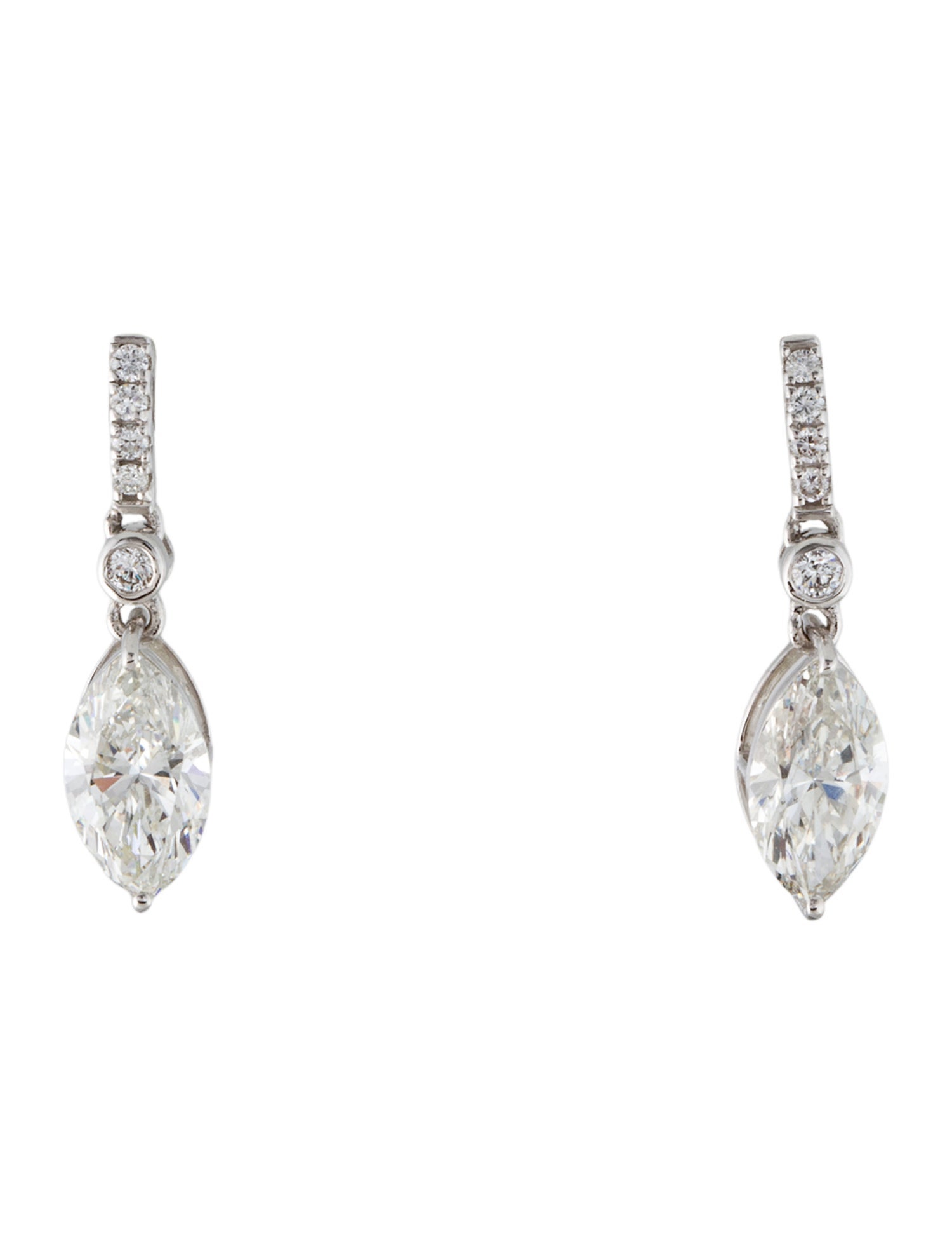 Earrings 14K 2.41ctw Lab-Grown Diamond Drop Earrings