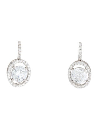 Earrings 14K 3.65ctw Lab-Grown Diamond Drop Earrings