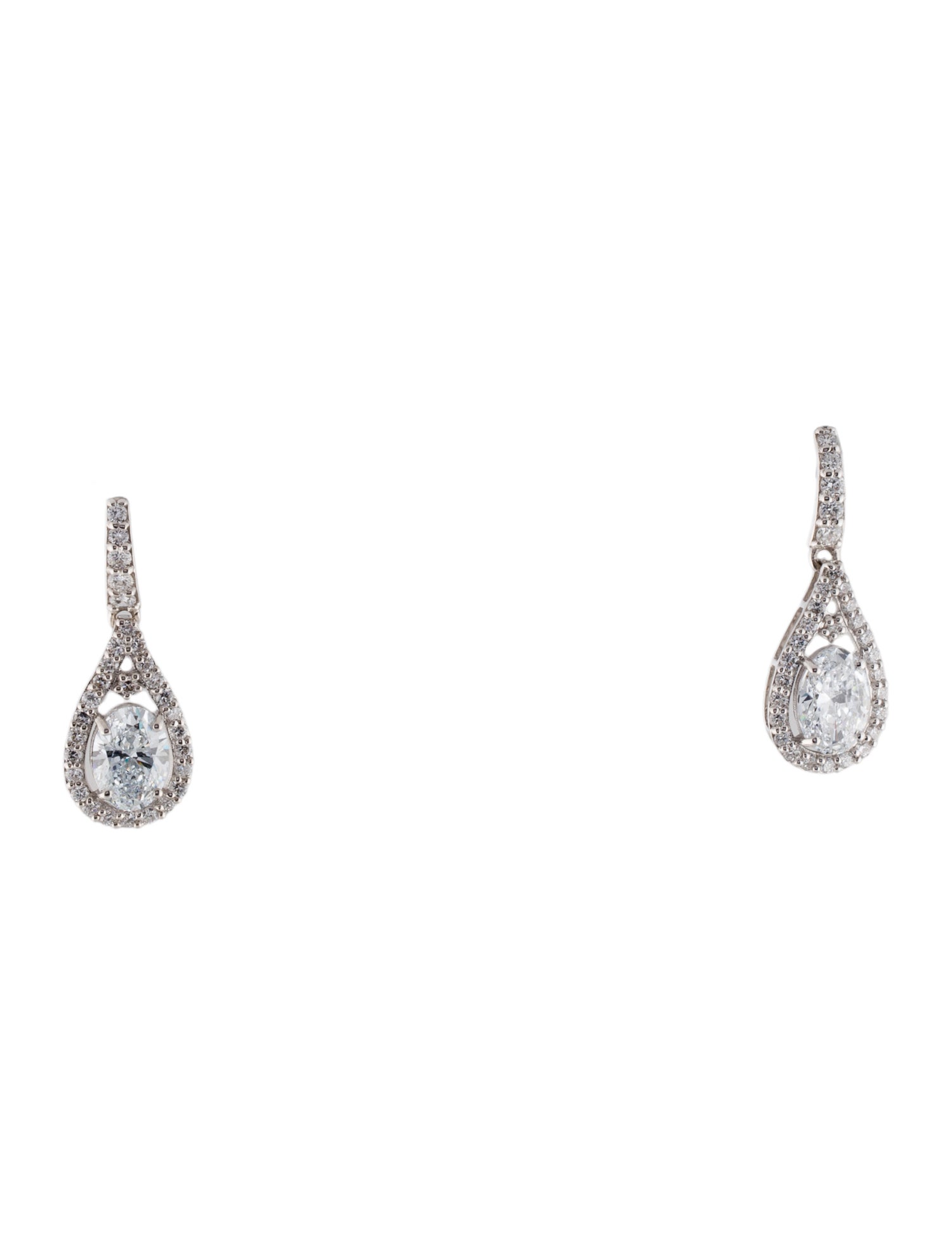 Earrings 14K 2.64ctw Lab-Grown Diamond Drop Earrings