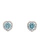 Earrings 14K 4.53ctw Lab-Grown Diamond Heart Stud Earrings