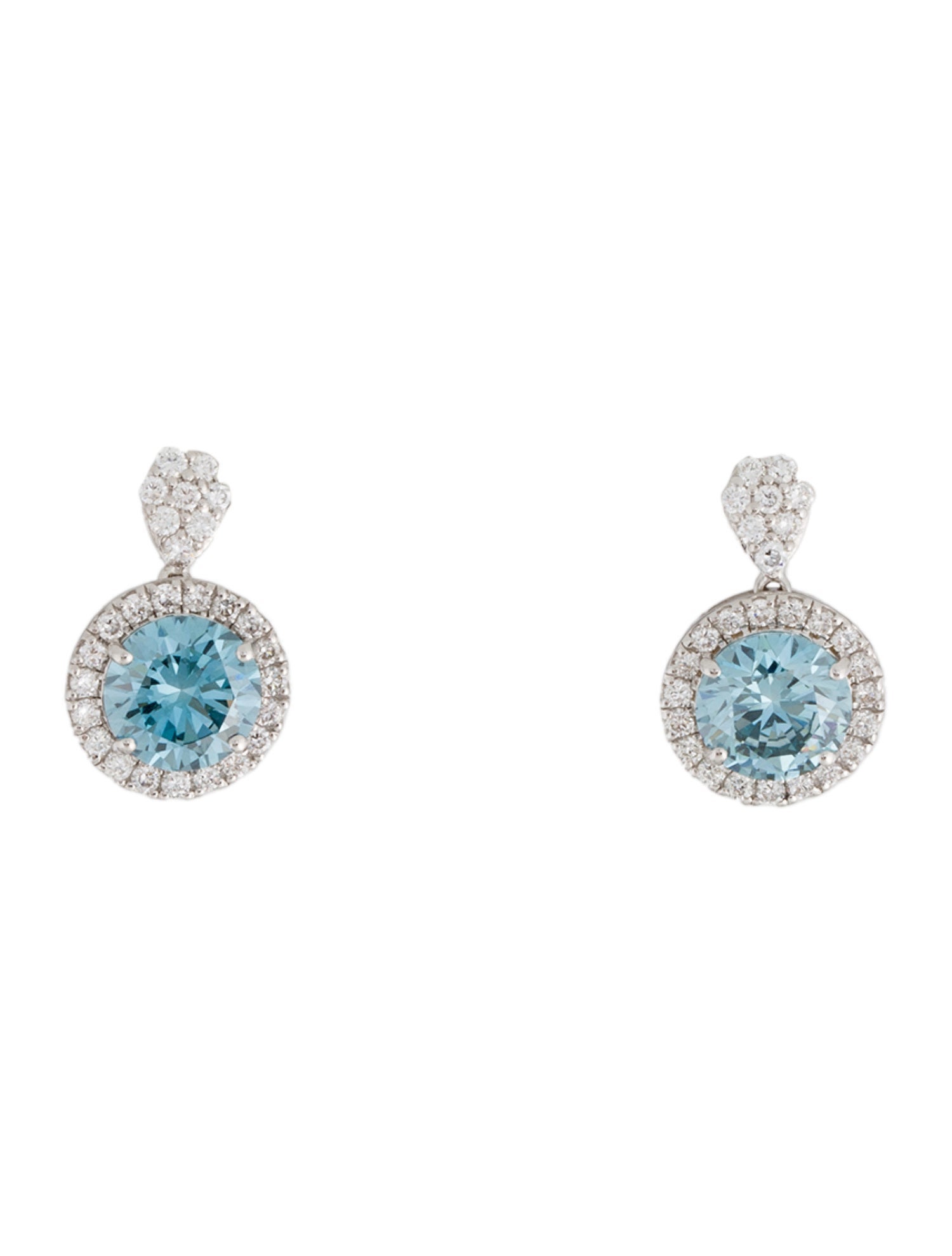 Earrings 14K 3.65ctw Lab-Grown Diamond Drop Earrings