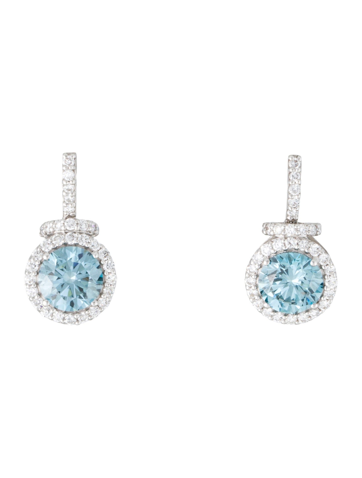 Earrings 14K 3.73ctw Lab-Grown Diamond Drop Earrings