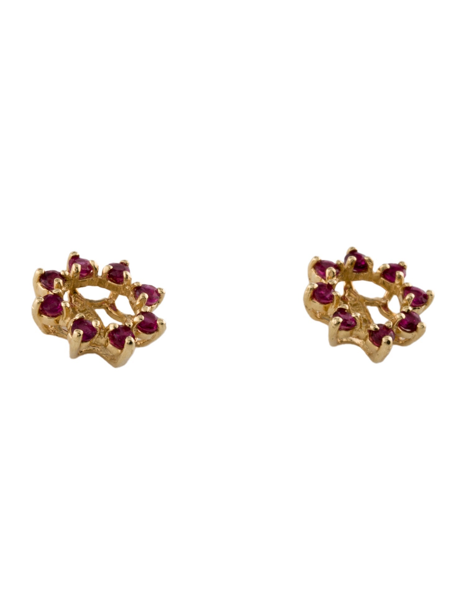 Earrings 14K Ruby Earring Jackets