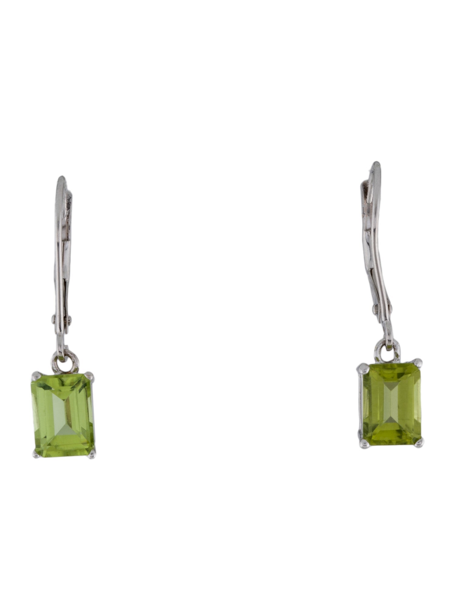 Earrings 14K 2.32ctw Peridot Drop Earrings