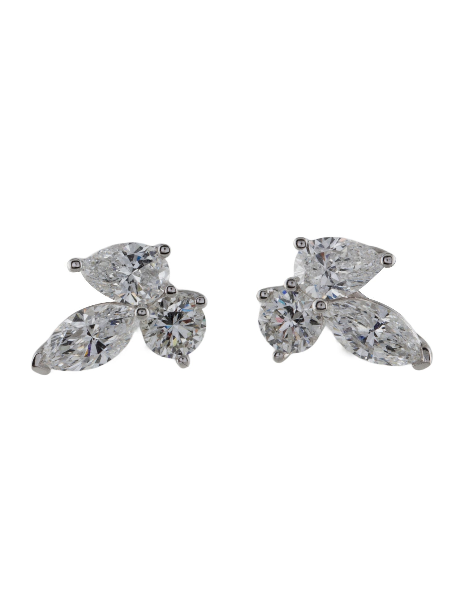 Vivienne Westwood Crystal Calliope Stud Earrings - Sterling