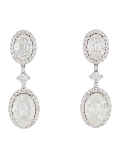 Earrings 14K 9.97ctw. Lab-Grown Diamond Drop Earrings