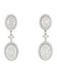 Earrings 14K 9.97ctw. Lab-Grown Diamond Drop Earrings