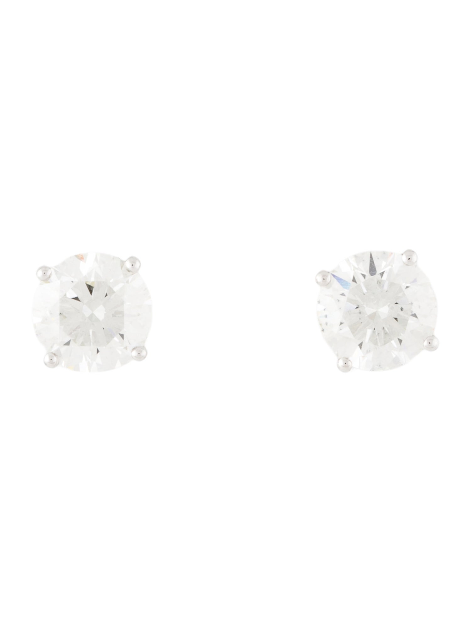 Earrings 14K 5.43ctw Lab-Grown Diamond Round Stud