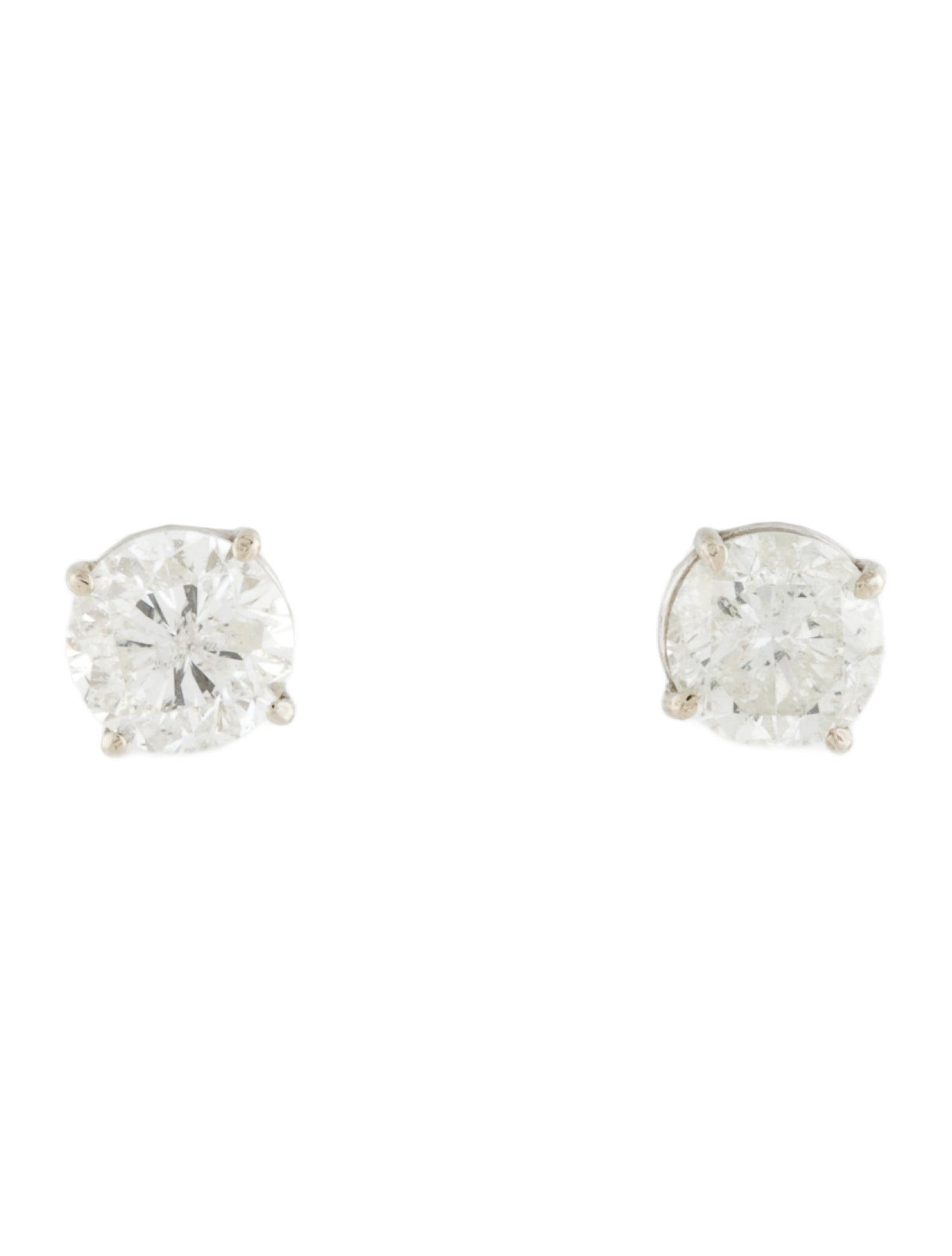 Earrings 14K 1.70ctw Diamond Solitaire Stud