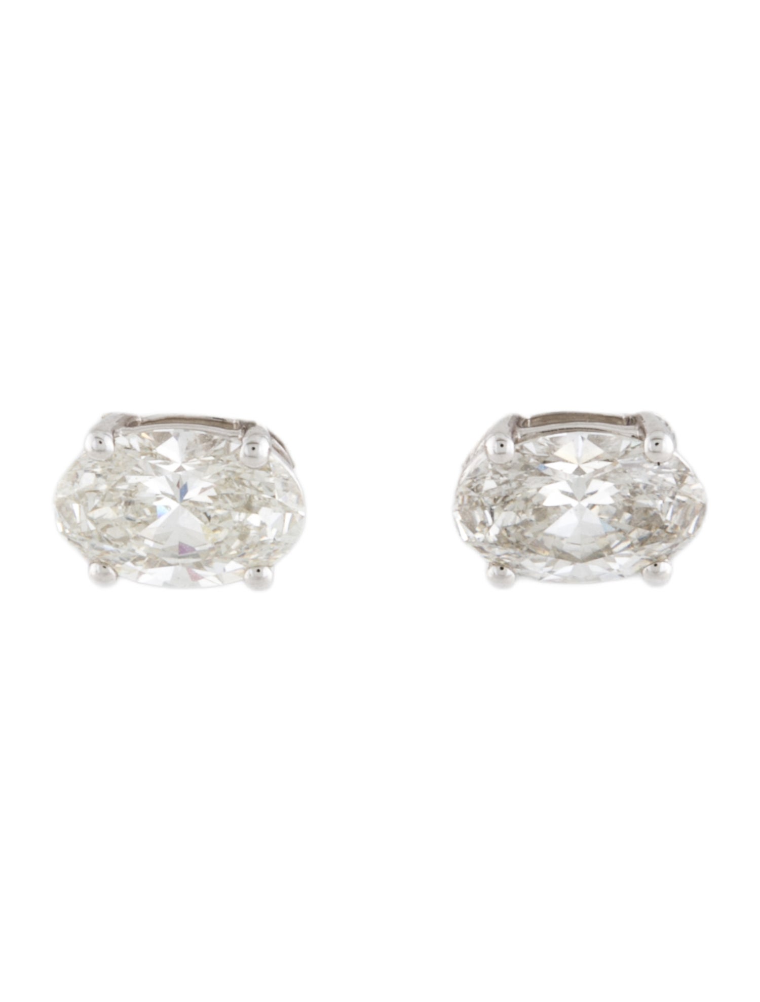 Earrings 14K 2.18ctw Lab-Grown Diamond Prong Set Stud Earrings