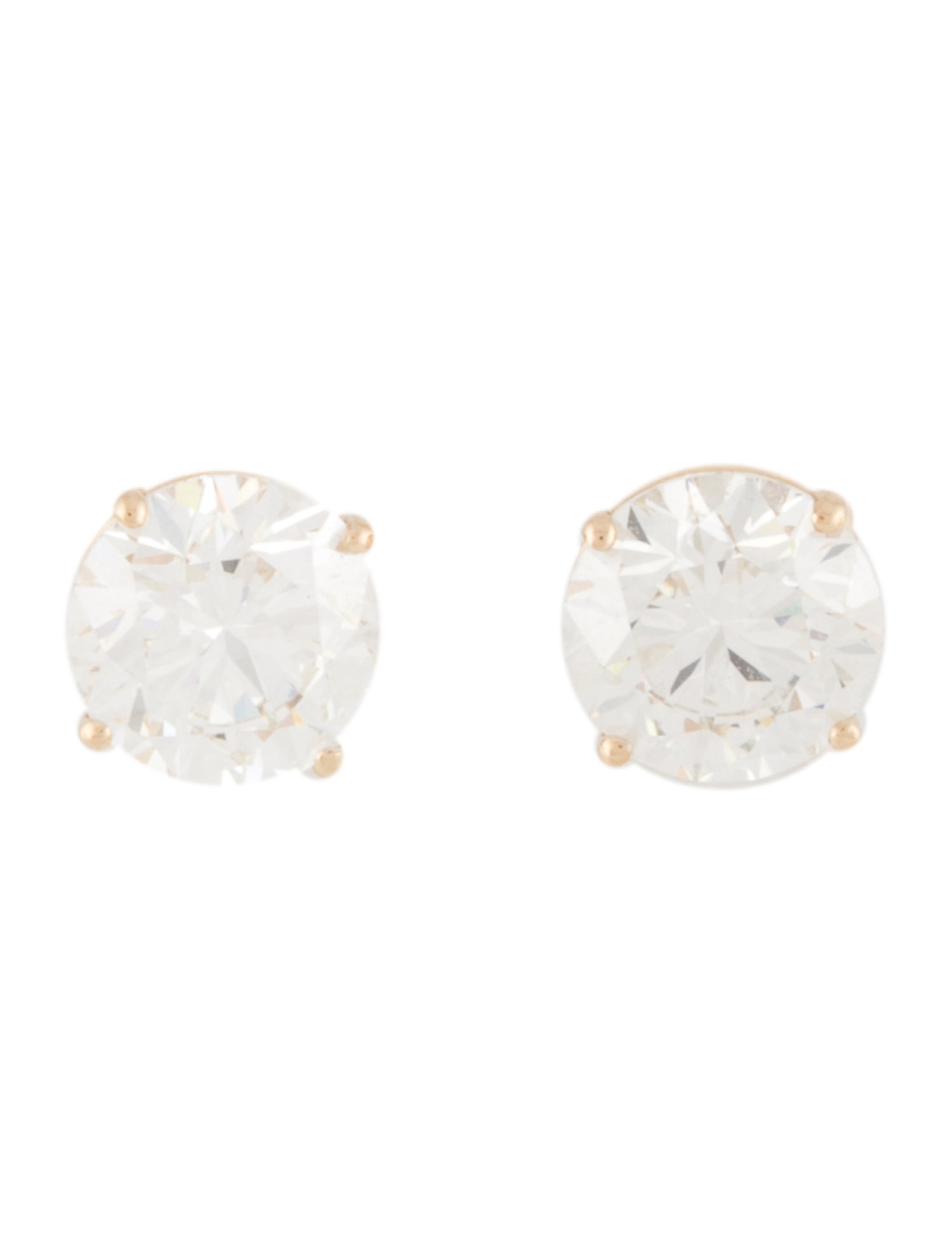 Earrings 14K 2.93ctw Lab-Grown Diamond Stud Earrings