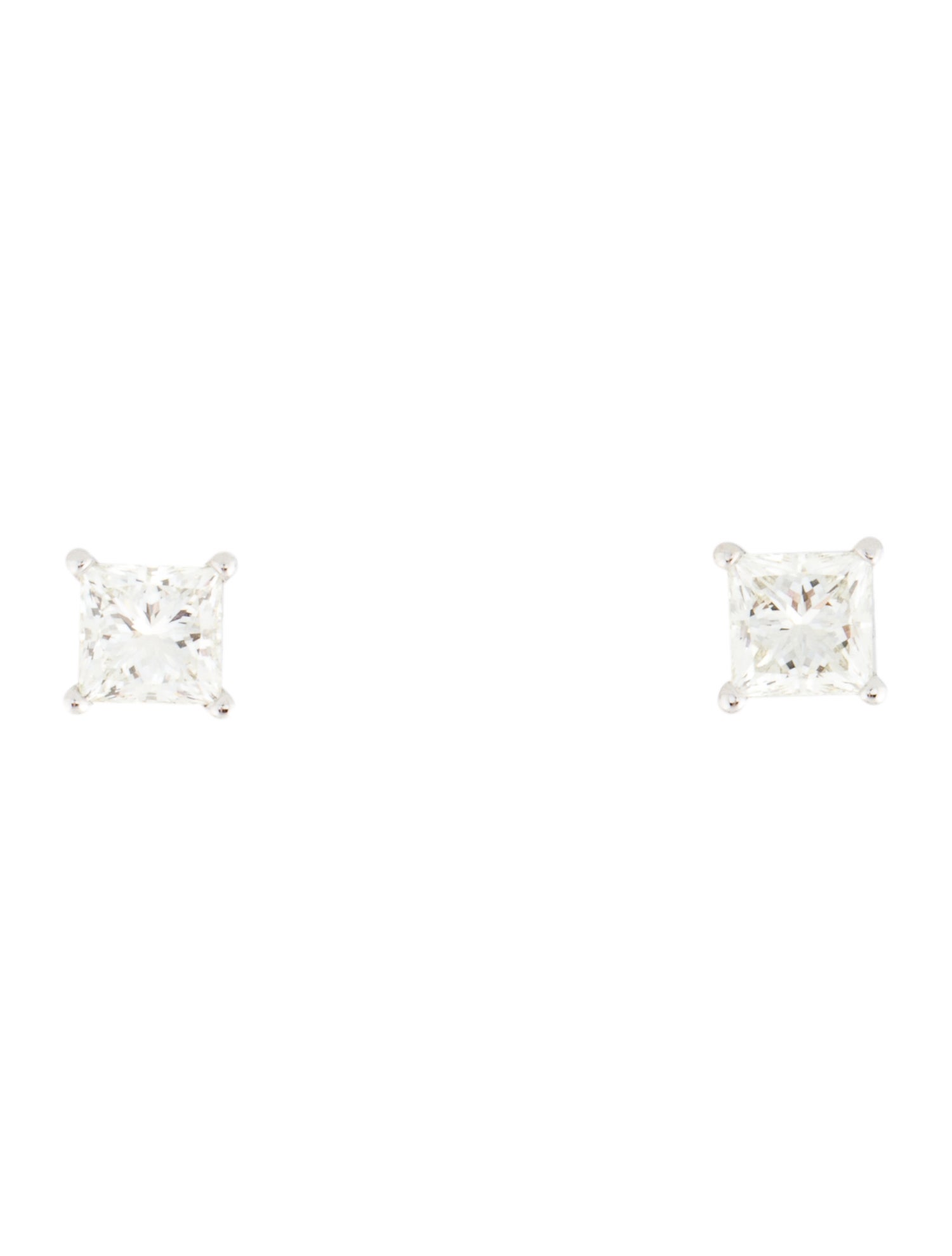 Earrings 14K 2.67ctw Lab-Grown Diamond Solitaire Stud Earrings