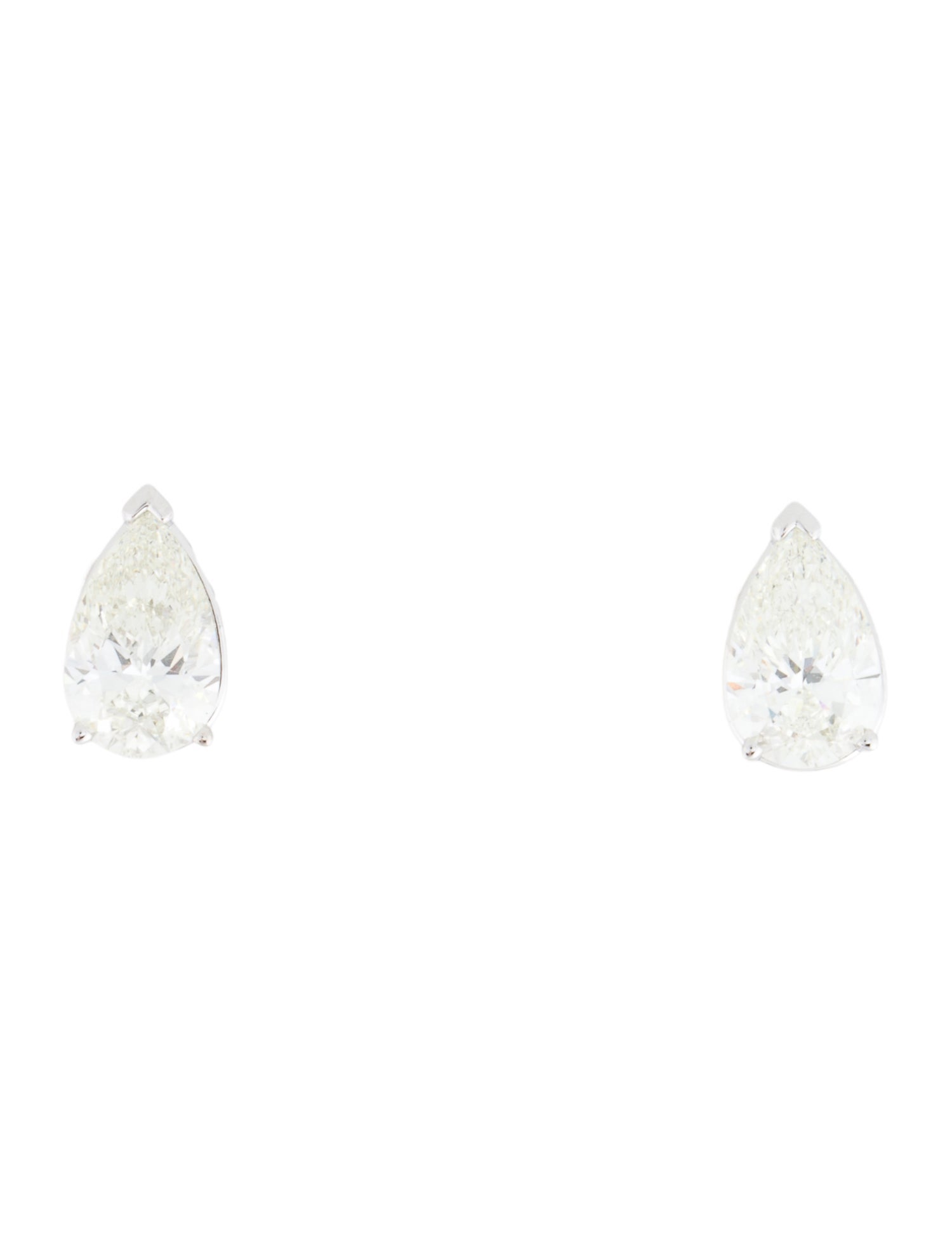 Earrings 14K 3.06ctw Lab-Grown Diamond Solitaire Stud Earrings