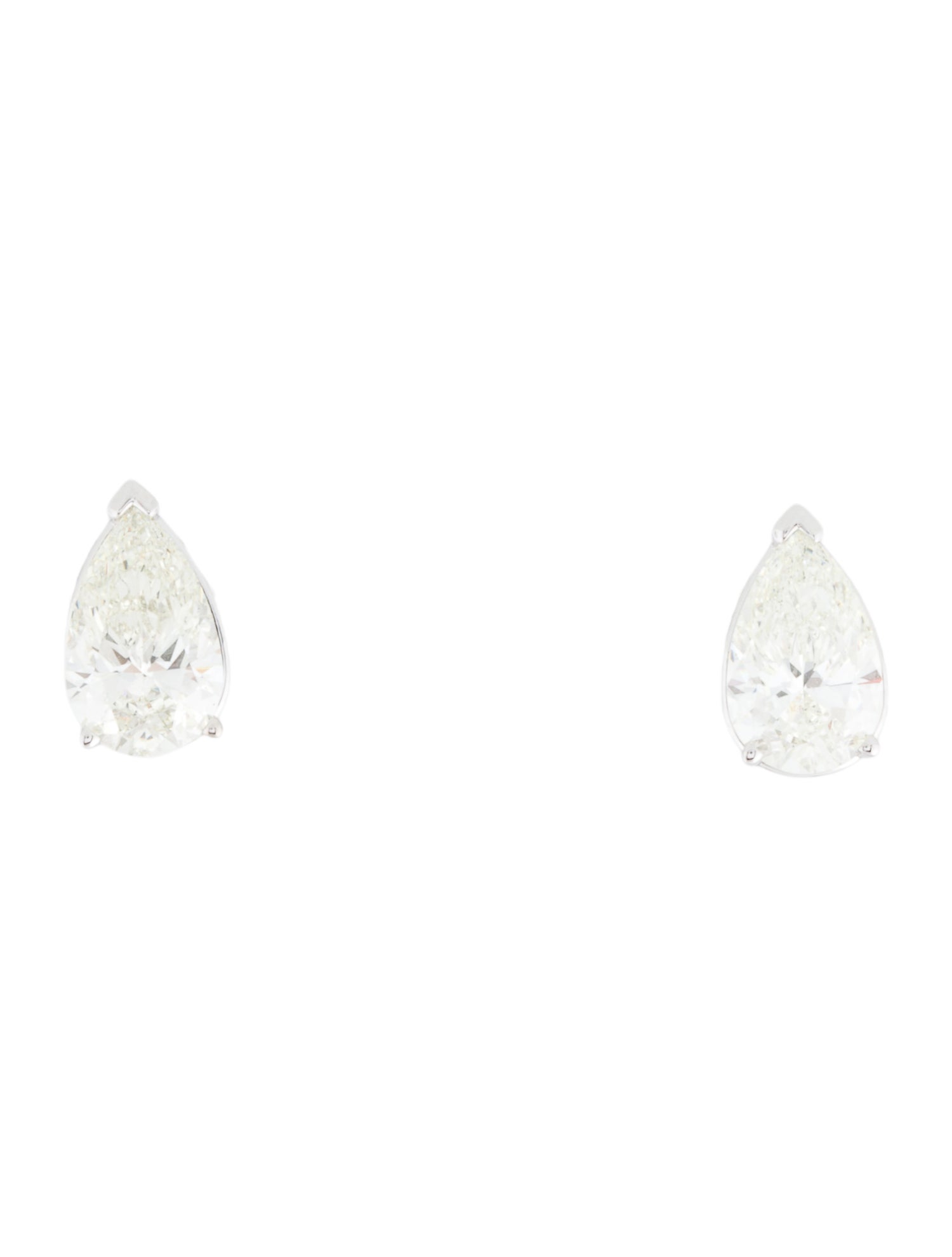 Earrings 14K 3.16ctw Lab-Grown Diamond Solitaire Stud Earrings