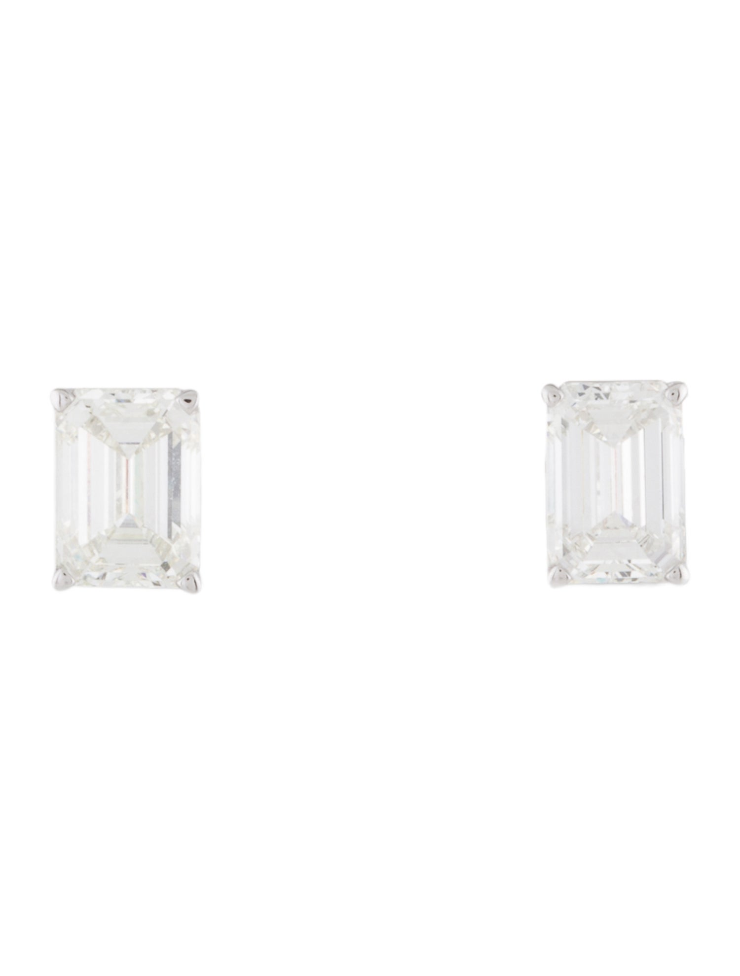 Earrings 14K 2.50ctw Lab-Grown Diamond Solitaire Stud Earrings