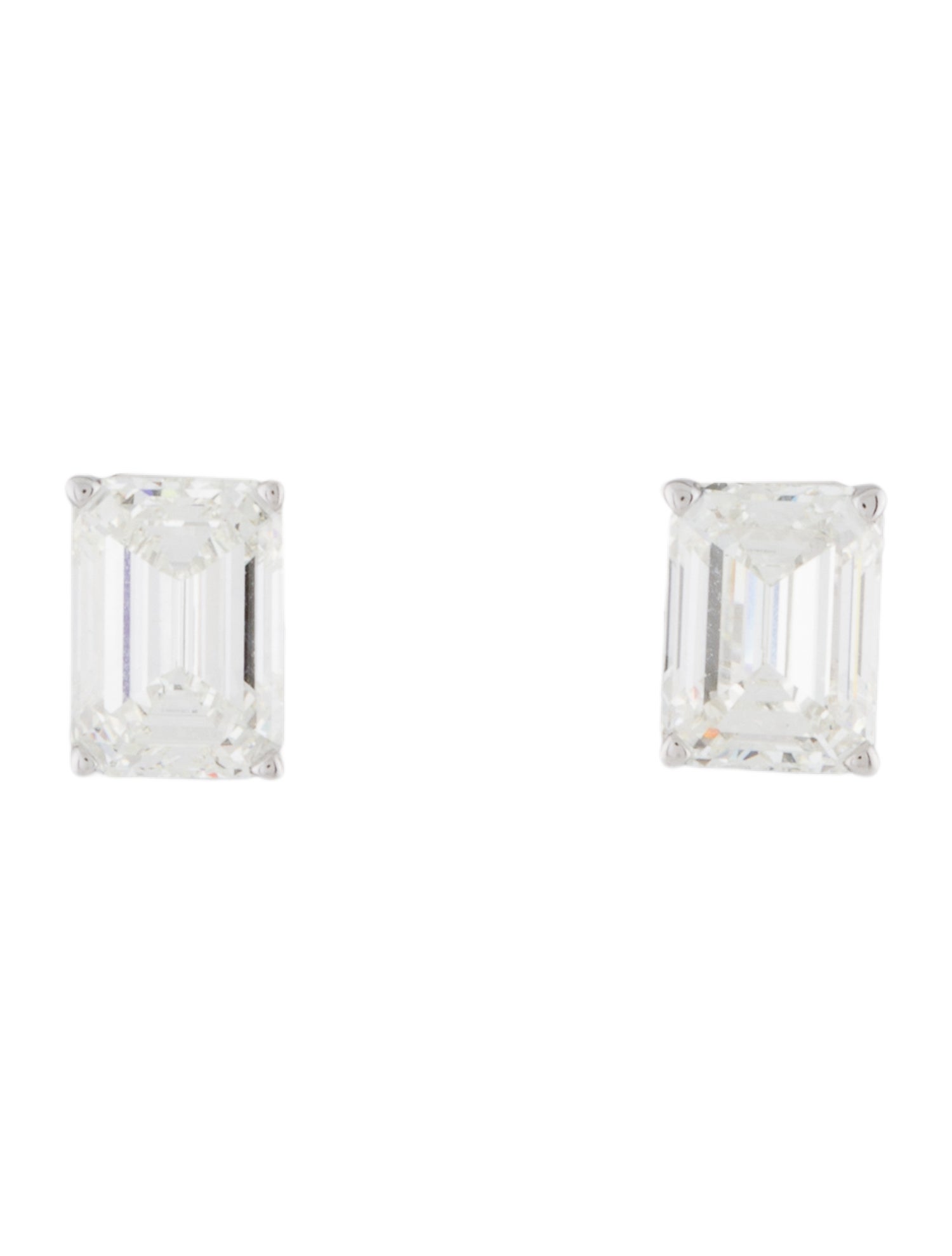 Earrings 14K 2.64ctw Lab-Grown Diamond Solitaire Stud Earrings