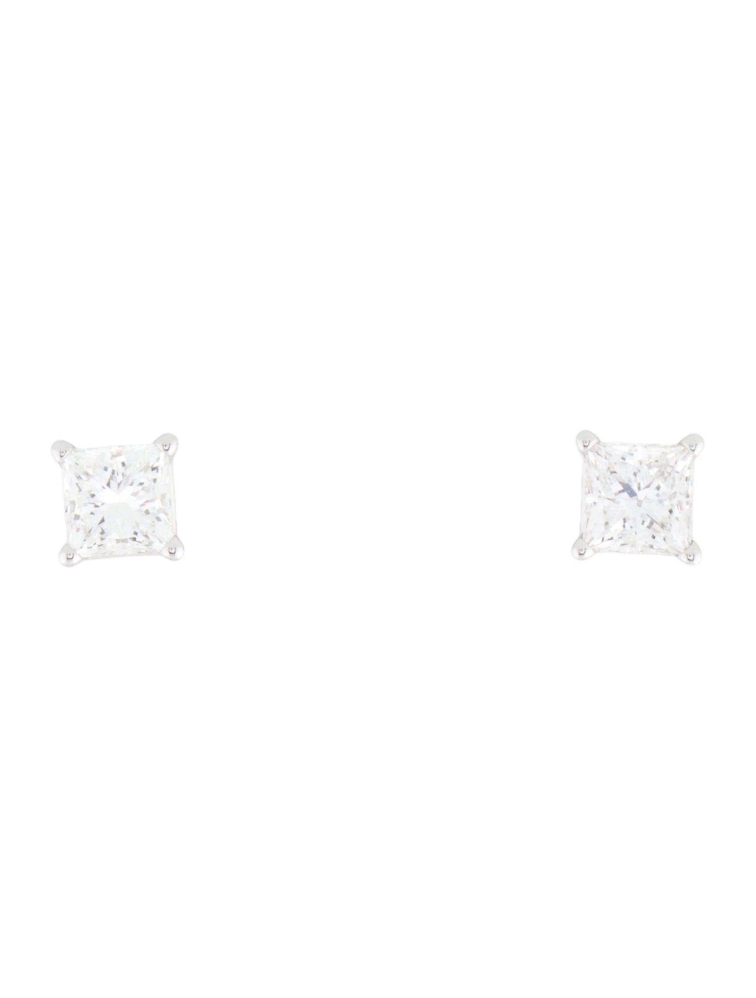 Earrings 14K 2.53ctw Lab-Grown Diamond Solitaire Stud Earrings
