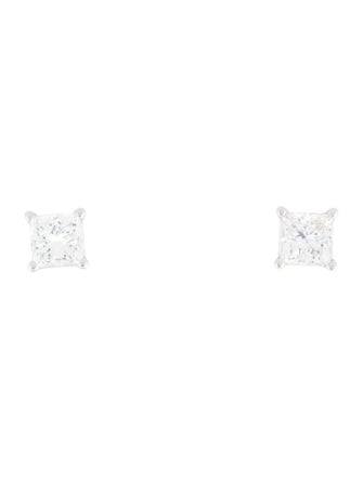 Earrings 14K 2.53ctw Lab-Grown Diamond Solitaire Stud Earrings