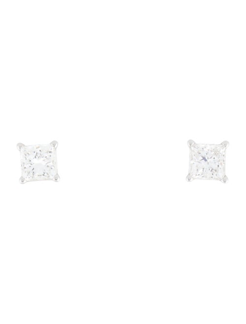 Earrings 14K 2.53ctw Lab-Grown Diamond Solitaire Stud Earrings