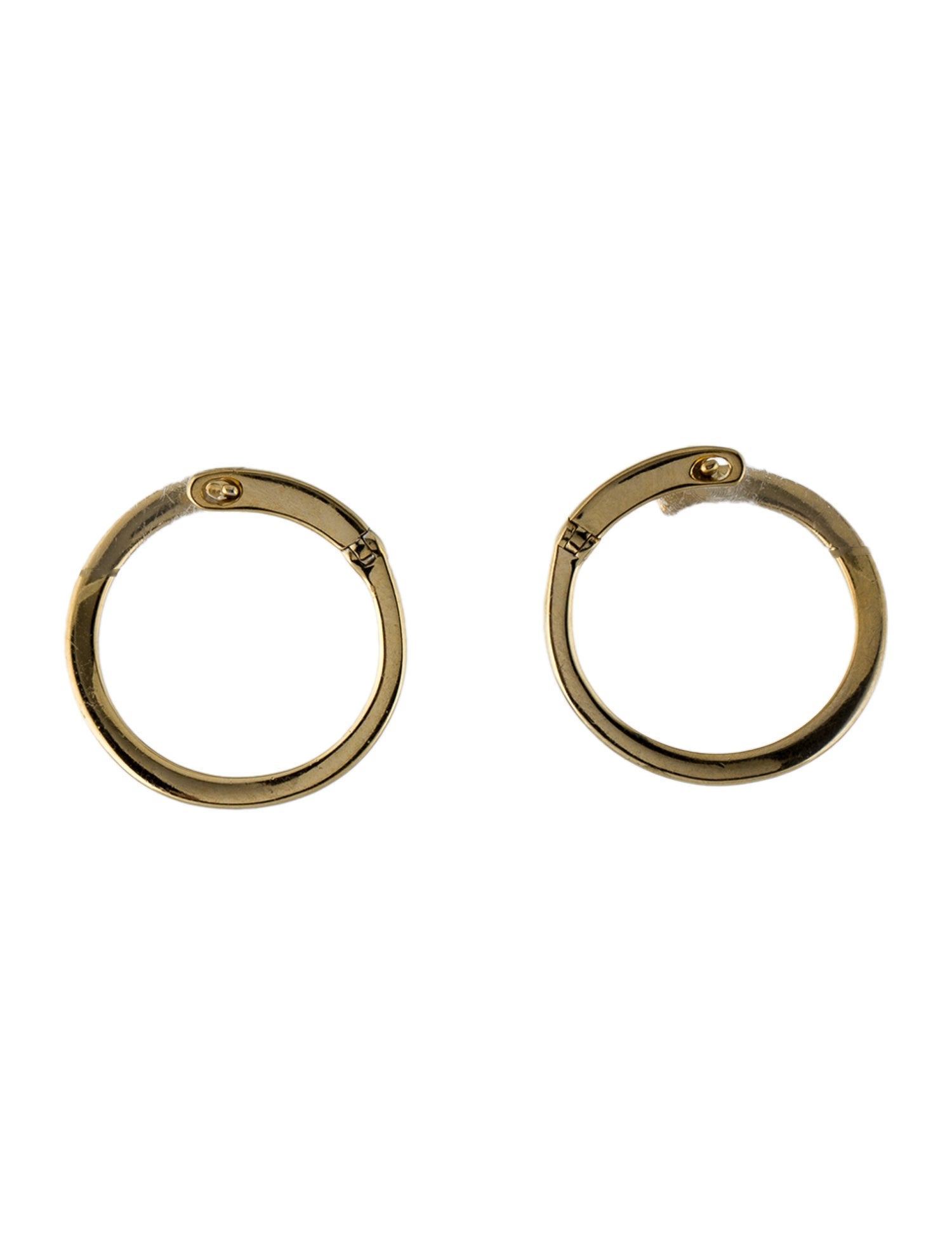 Earrings 14K Diamond Sideways Hoop Earrings