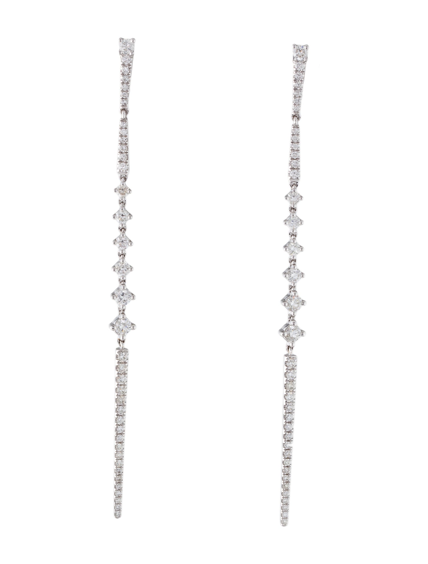 Earrings 14K 1.00ctw Diamond Drop Earrings