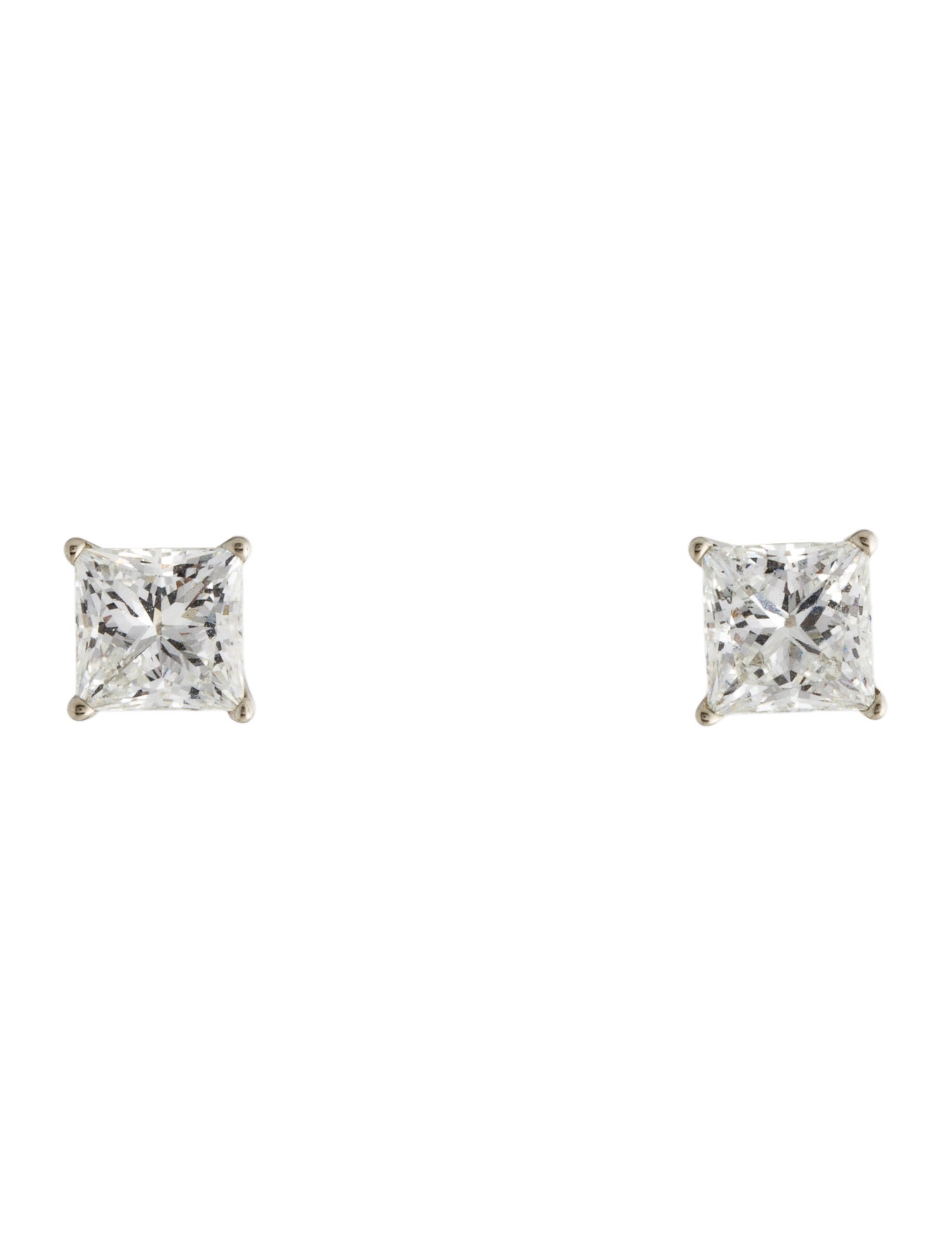 Earrings 18K 3.18ctw Lab-Grown Diamond Stud
