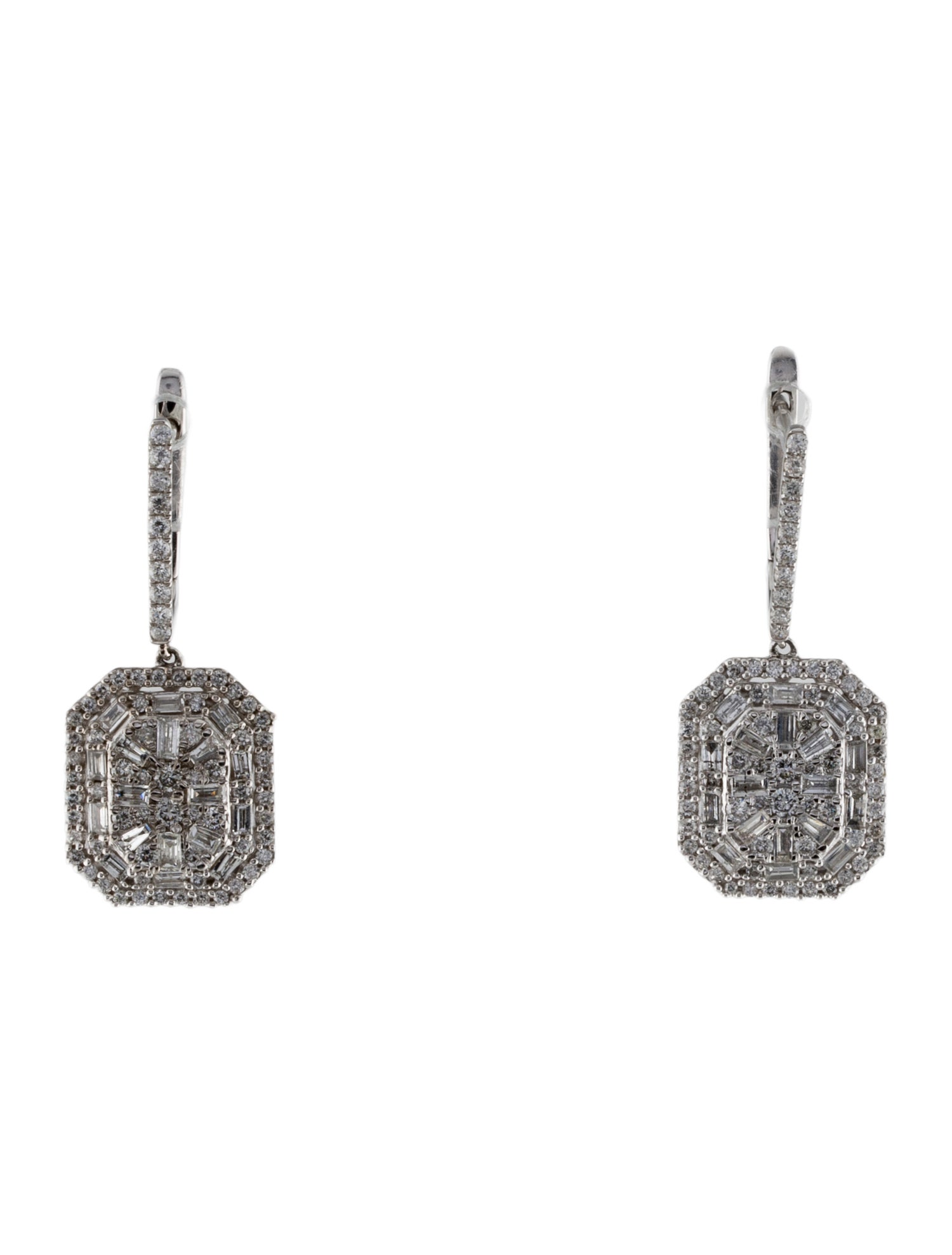 Earrings 14K 1.09ctw Diamond Drop Earrings