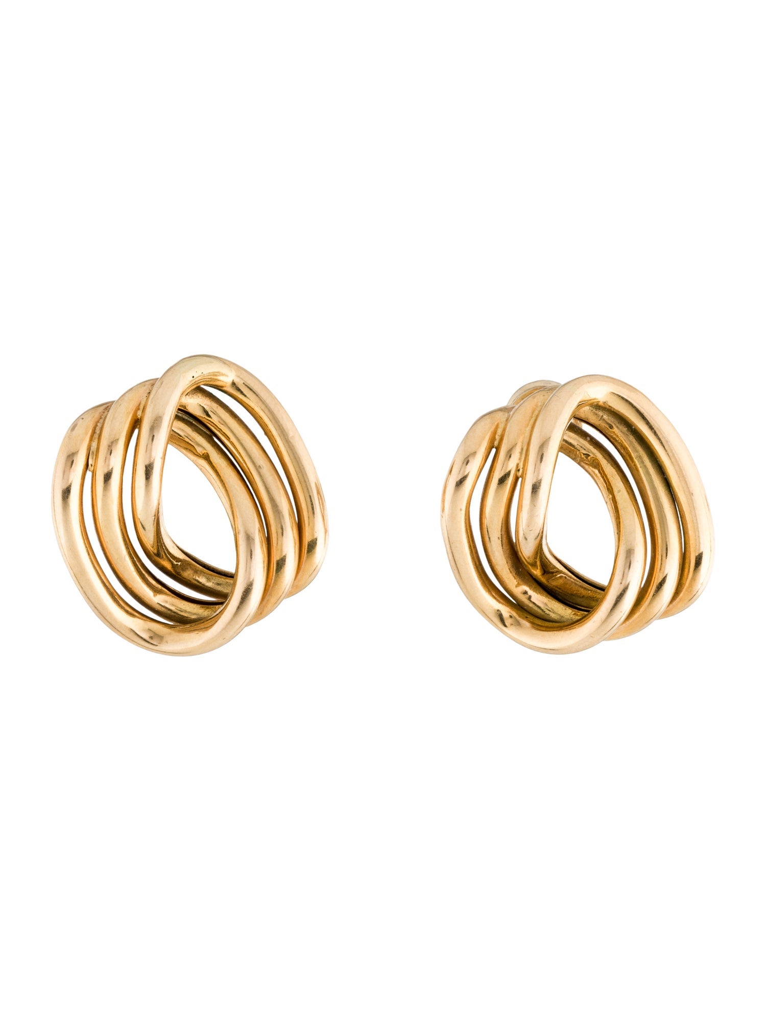 Earrings 14K Sculptural Clip-On Earrings