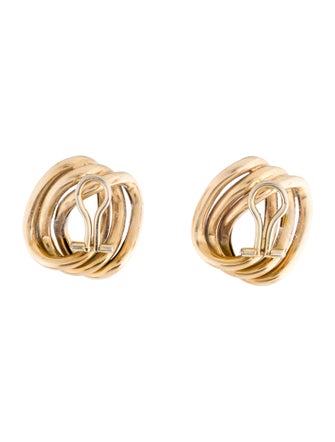 Earrings 14K Sculptural Clip-On Earrings