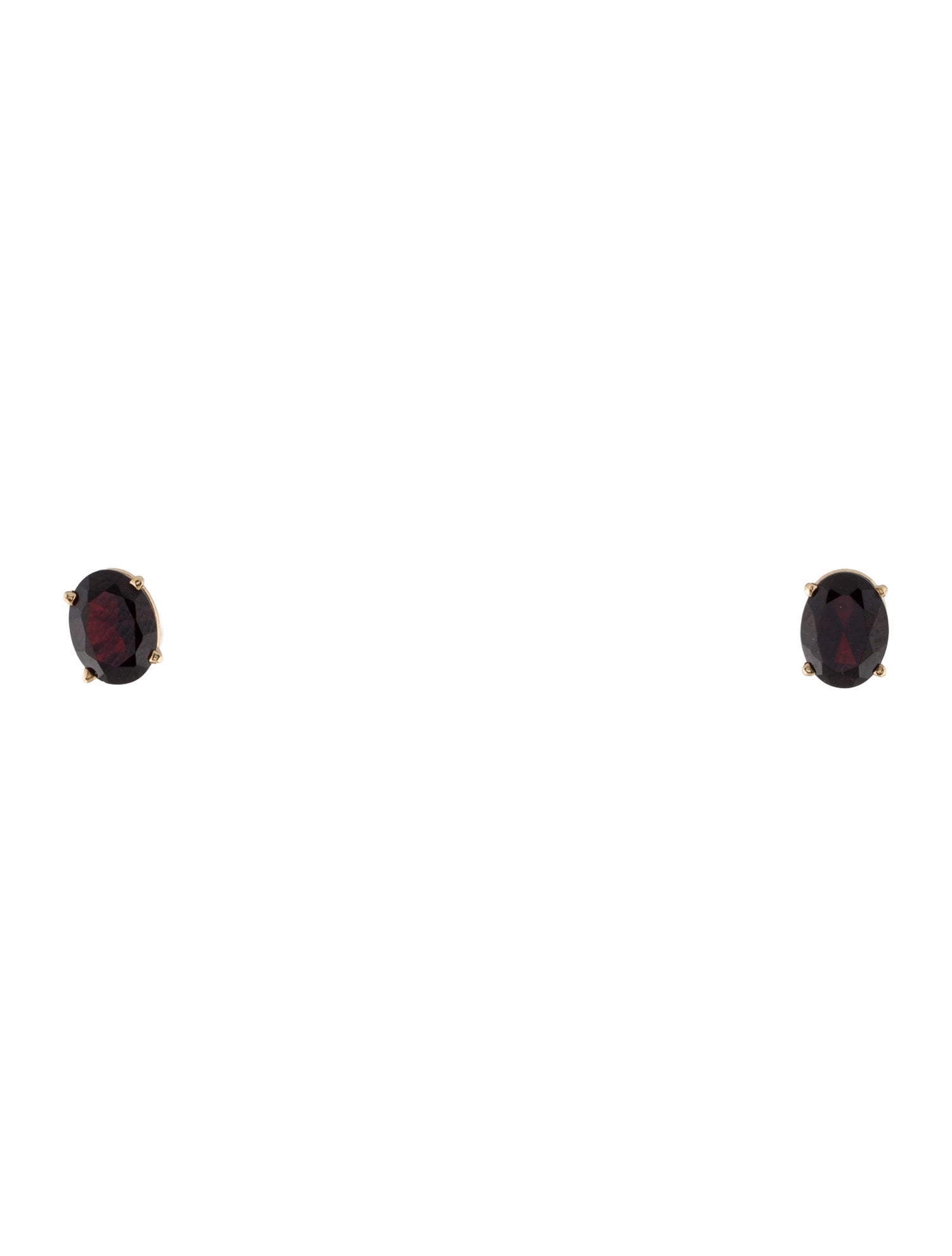 Earrings 14K 3.28ctw Garnet Stud