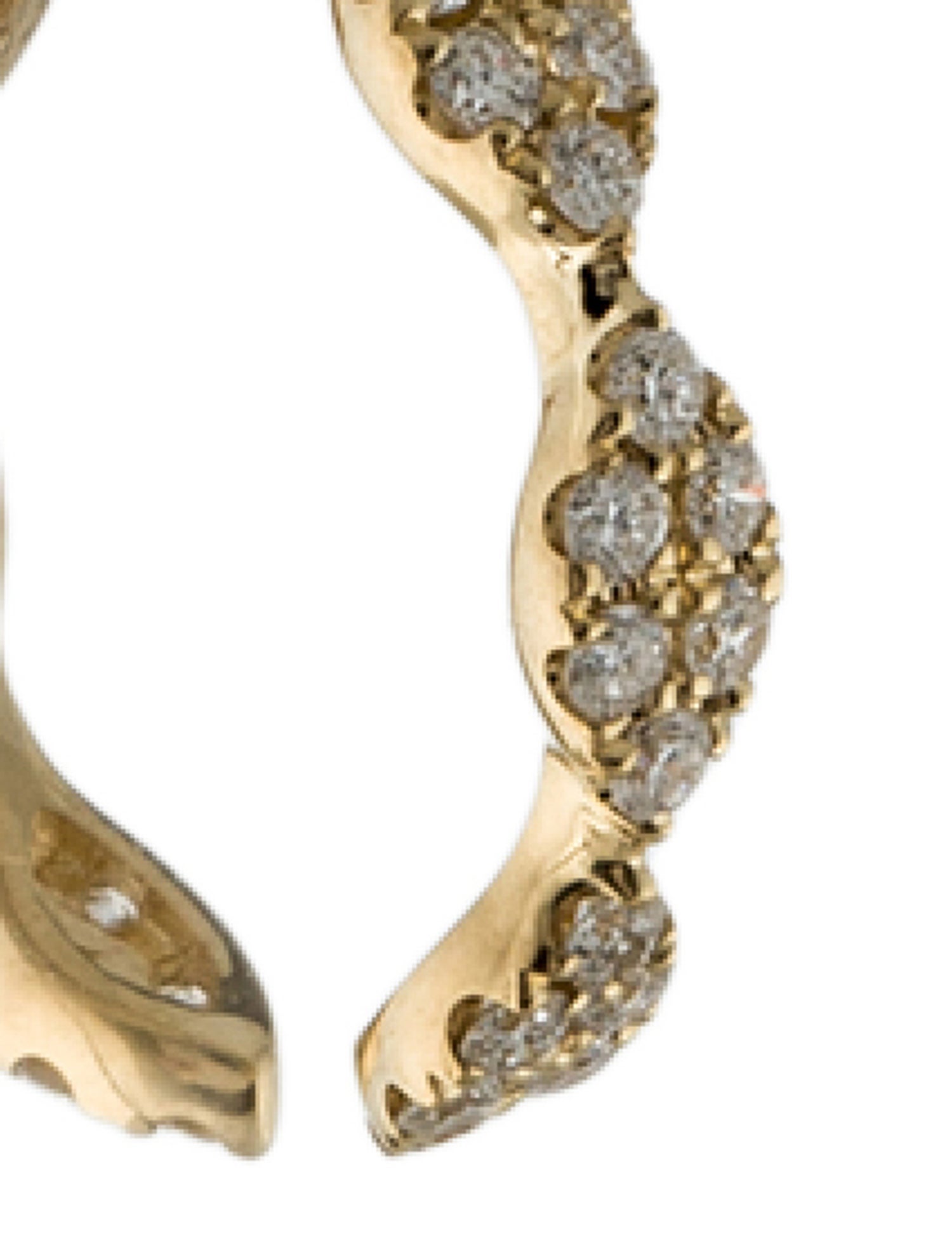 Earrings 14K Diamond Single Earcuff
