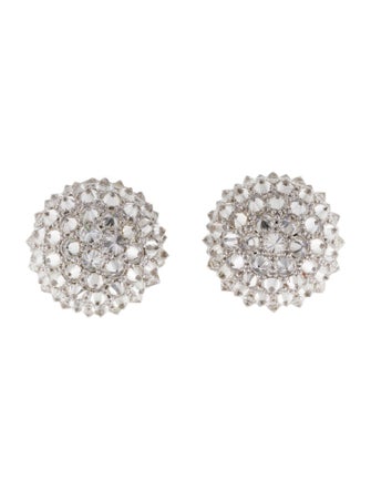 Earrings 18k 5.16ctw Diamond Stud Earrings