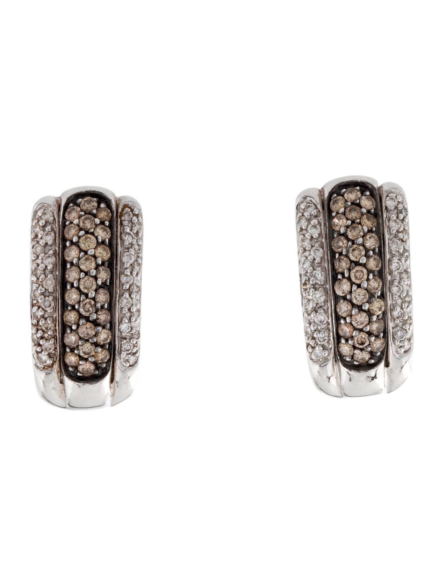 Earrings 14K Diamond Huggie Earrings