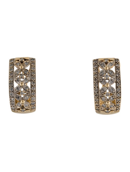 Earrings 14K Diamond Earclips