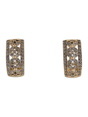 Earrings Earclip 14K Diamond Earclips