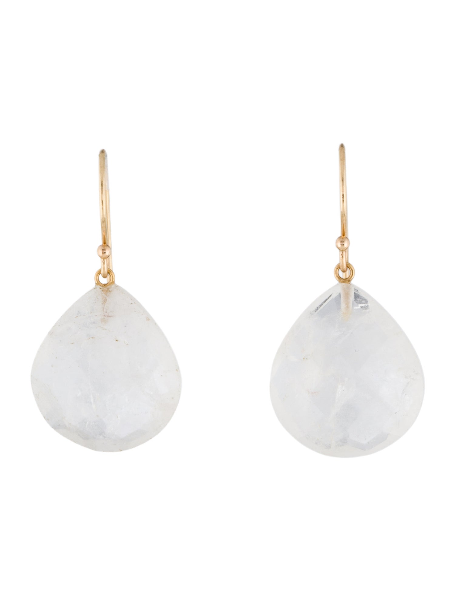 Earrings 14K Quartz Drop Earrings