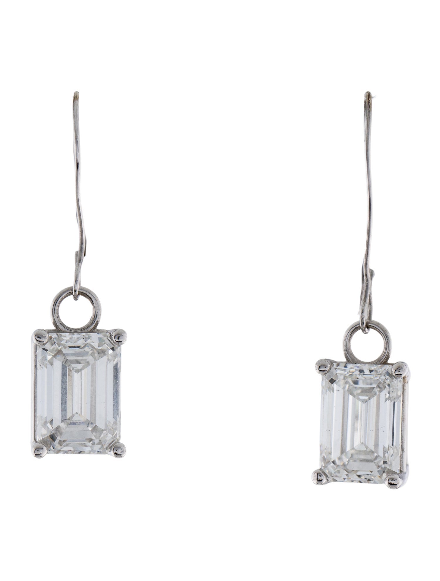 Earrings 14K 7.80ctw Lab-Grown Diamond Drop Earrings
