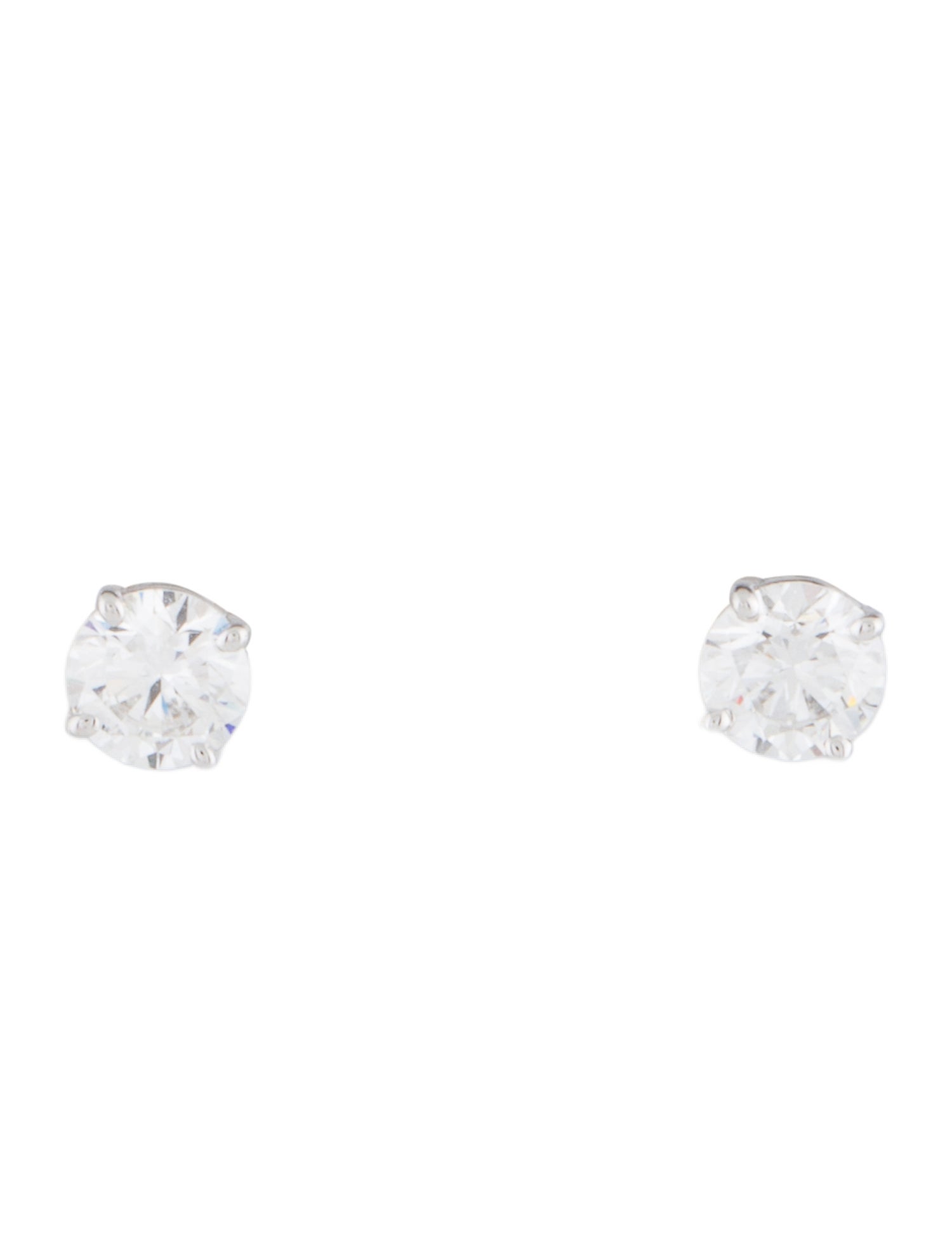 Earrings 14K Lab-Grown Diamond Solitaire Stud Earrings