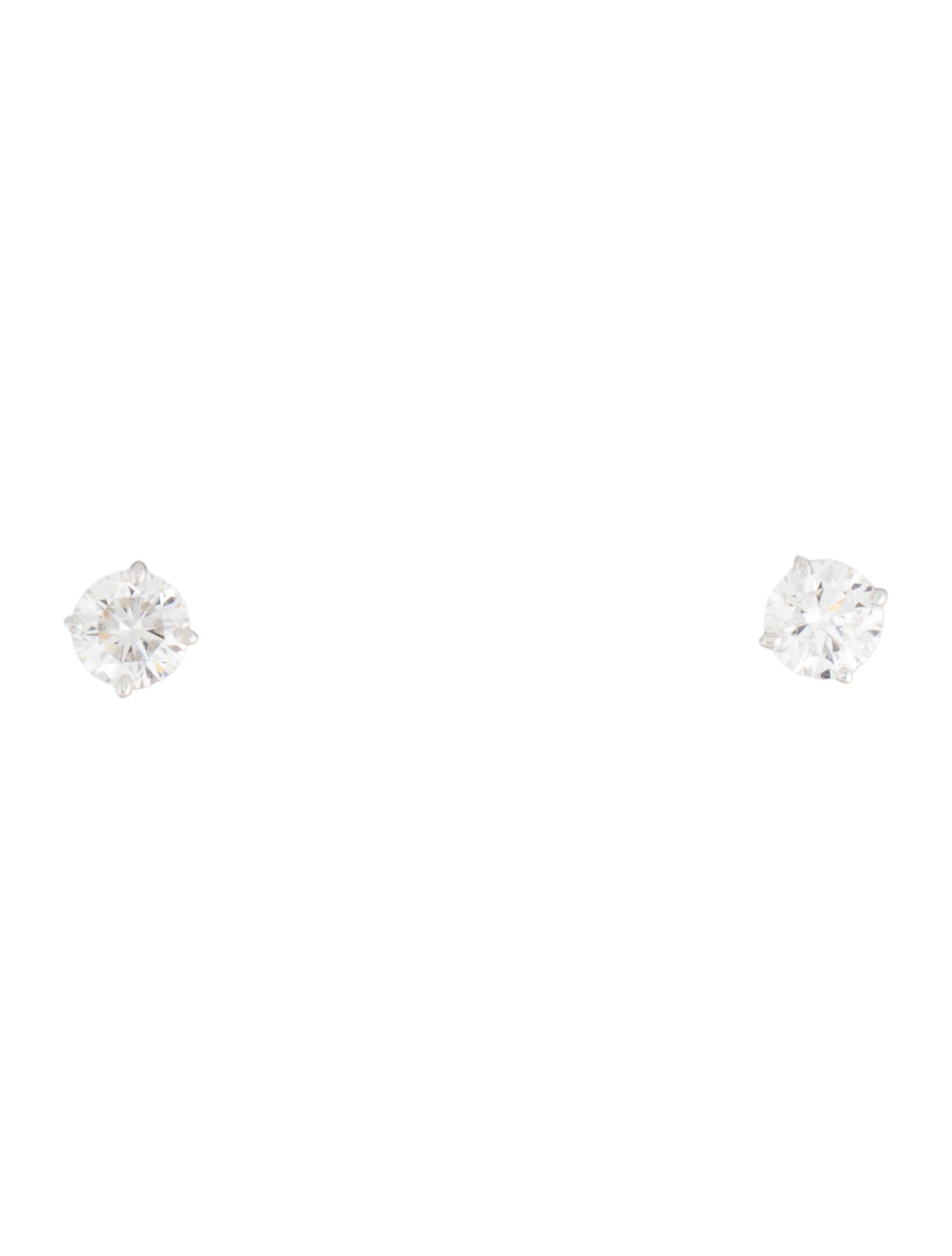 Earrings 14K Lab-Grown Diamond Solitaire Stud Earrings