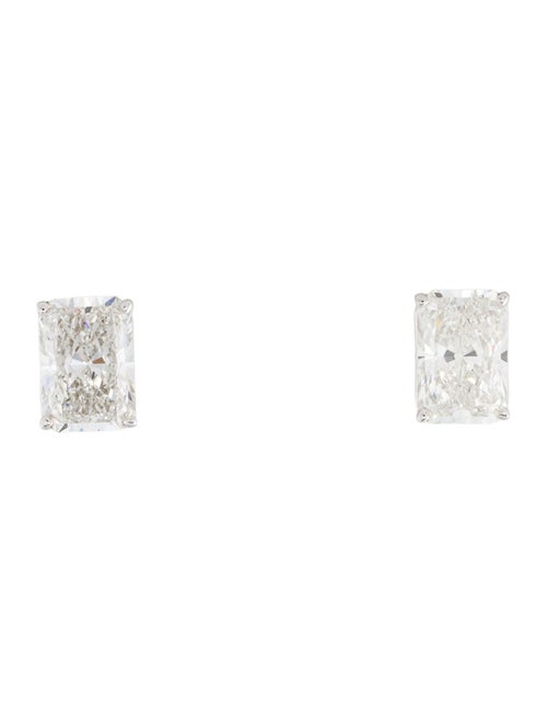 Earrings 14K 5.07ctw Lab-Grown Diamond Solitaire Stud Earrings
