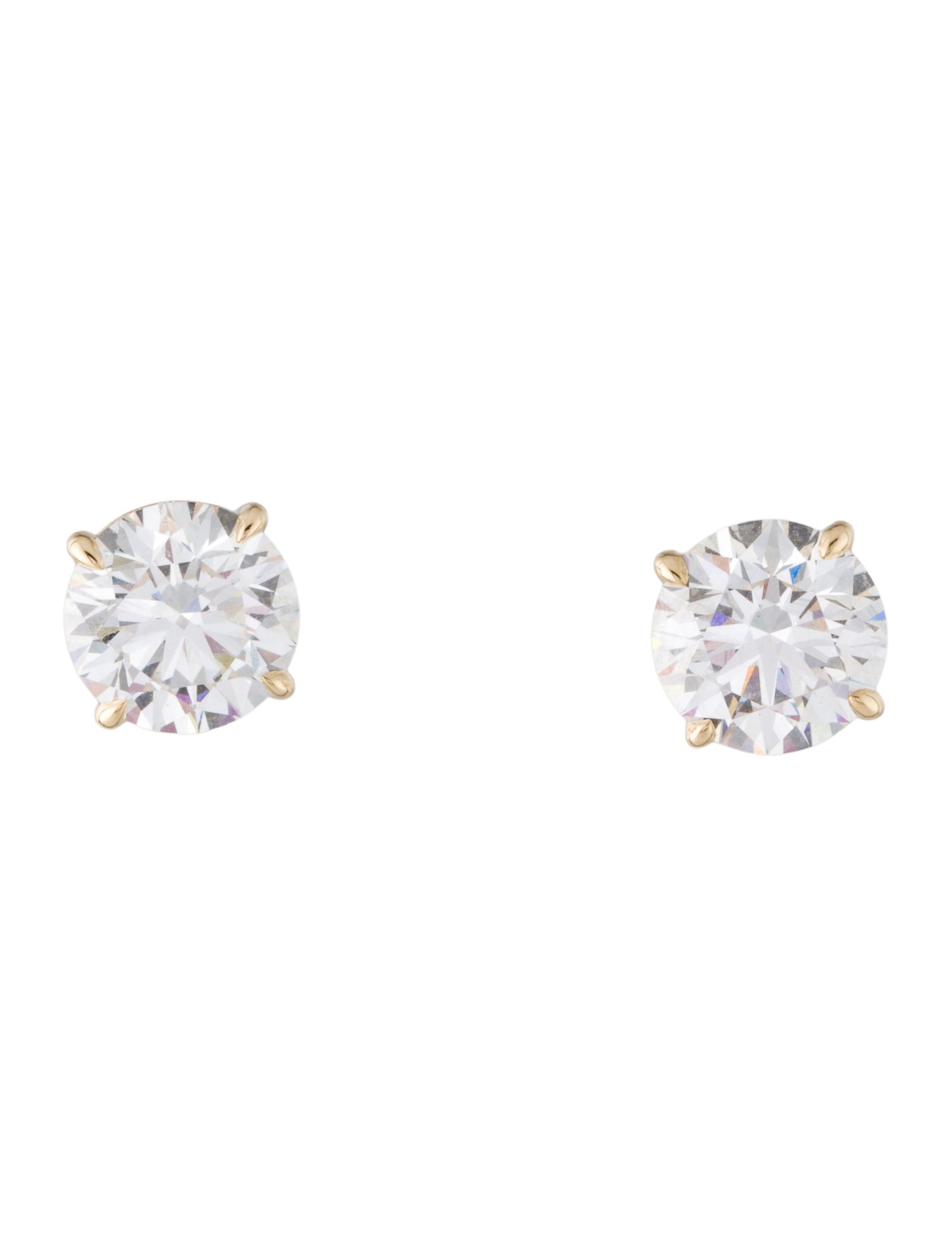 Earrings 14K 4.06ctw Lab-Grown Diamond Studs