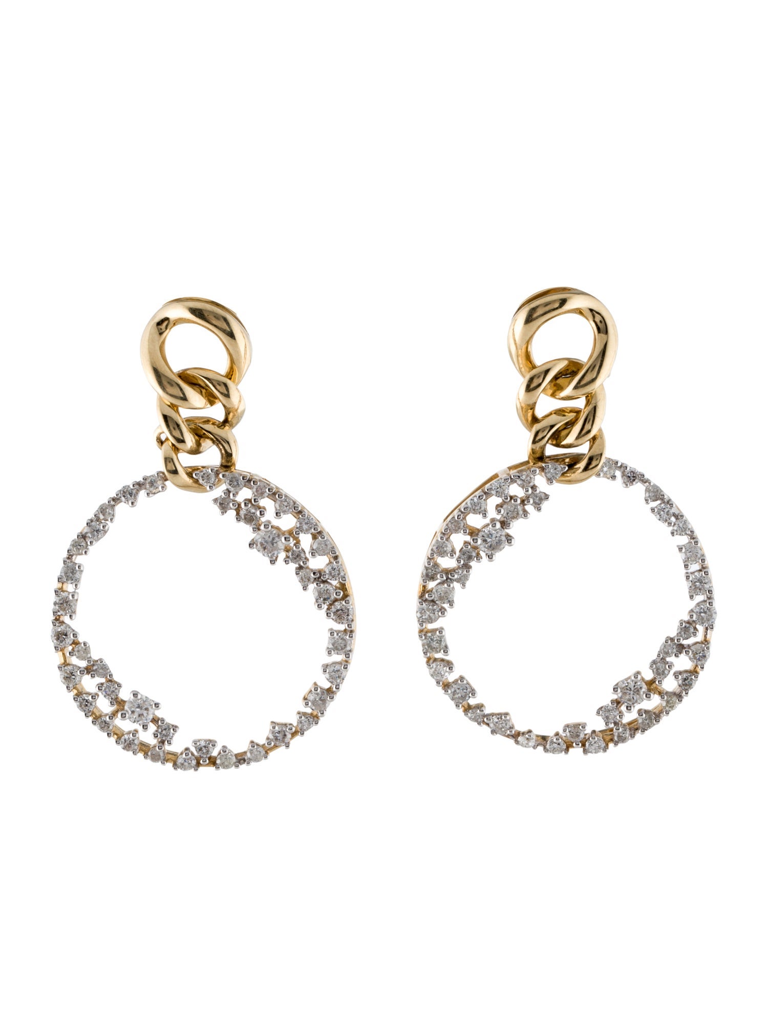 Earrings 14K 1.01ctw Diamond Drop Earrings