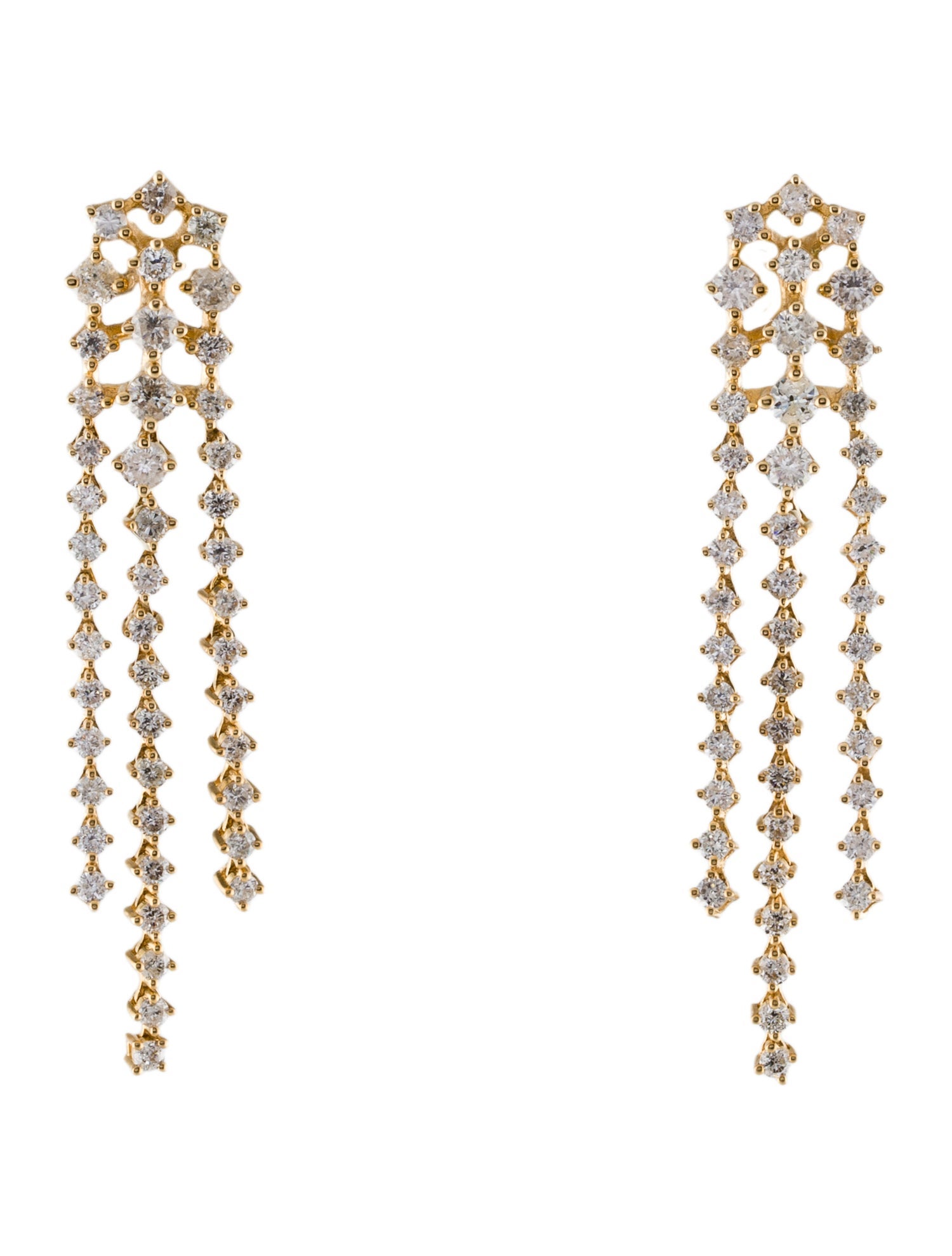 Earrings 14K 2.23ctw Diamond Drop Earrings