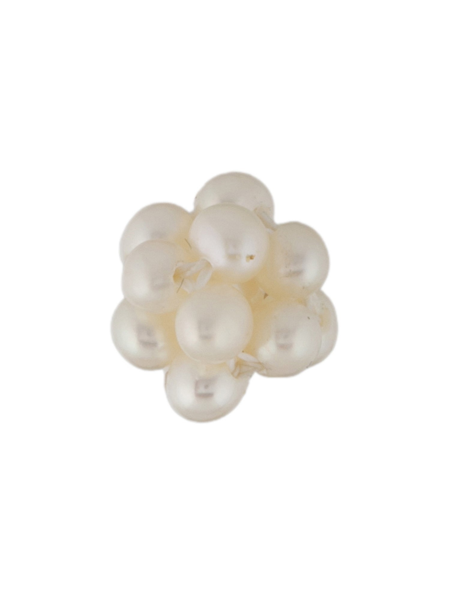 Earrings 14K Pearl Cluster Single Stud Earring