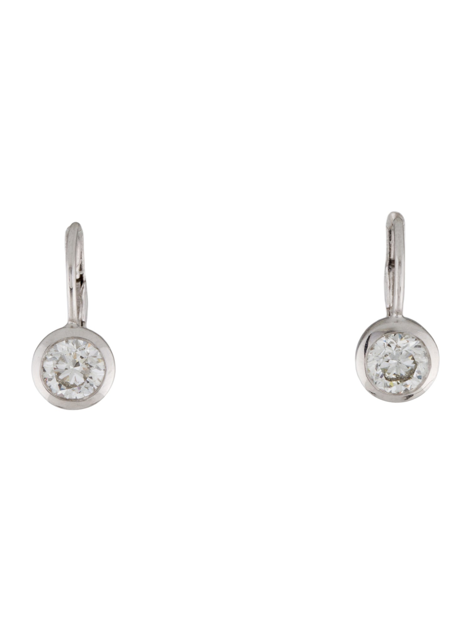 Earrings 18K 1.40ctw Diamond Drop Earrings