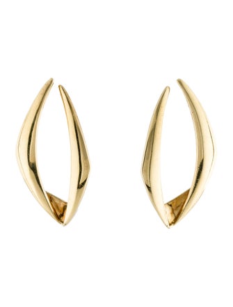 Earrings 18K Geometric Drop Earrings