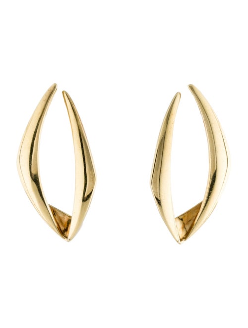 Earrings 18K Geometric Drop Earrings